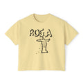 WOMANS BOXY ROSA TEE