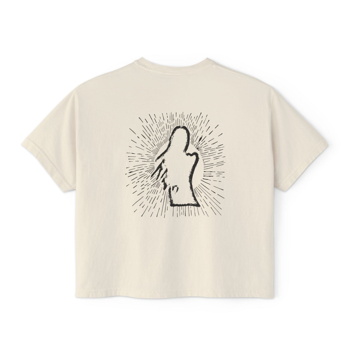 WOMANS BOXY ROSA TEE