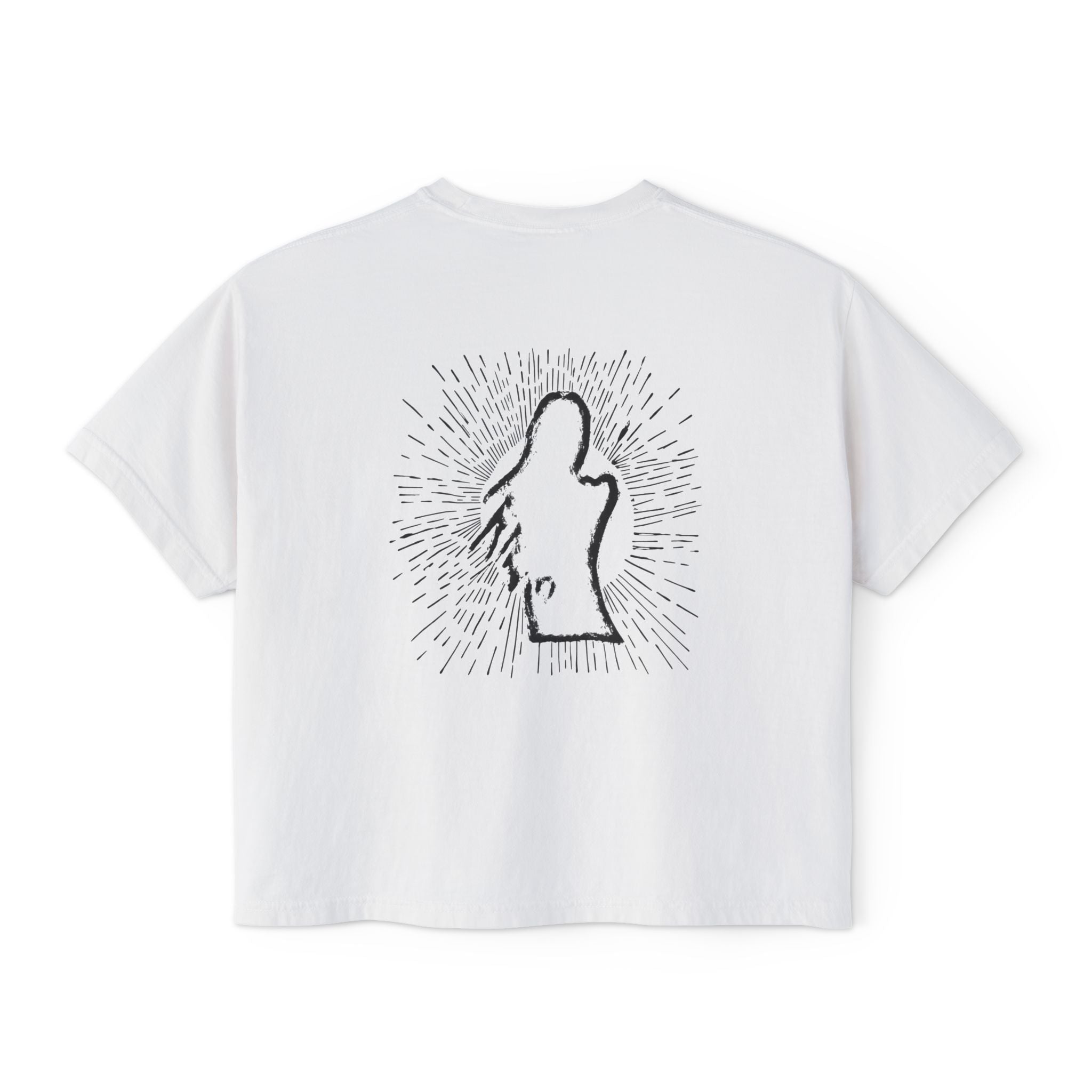 WOMANS BOXY ROSA TEE