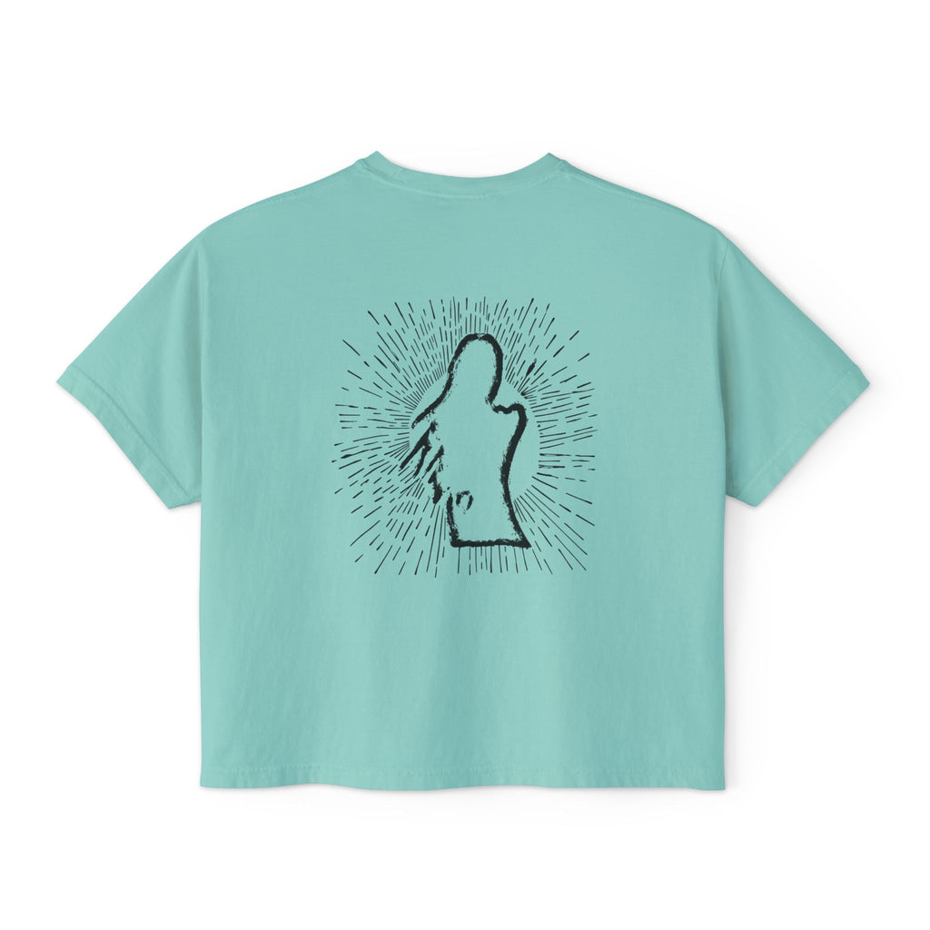 WOMANS BOXY ROSA TEE