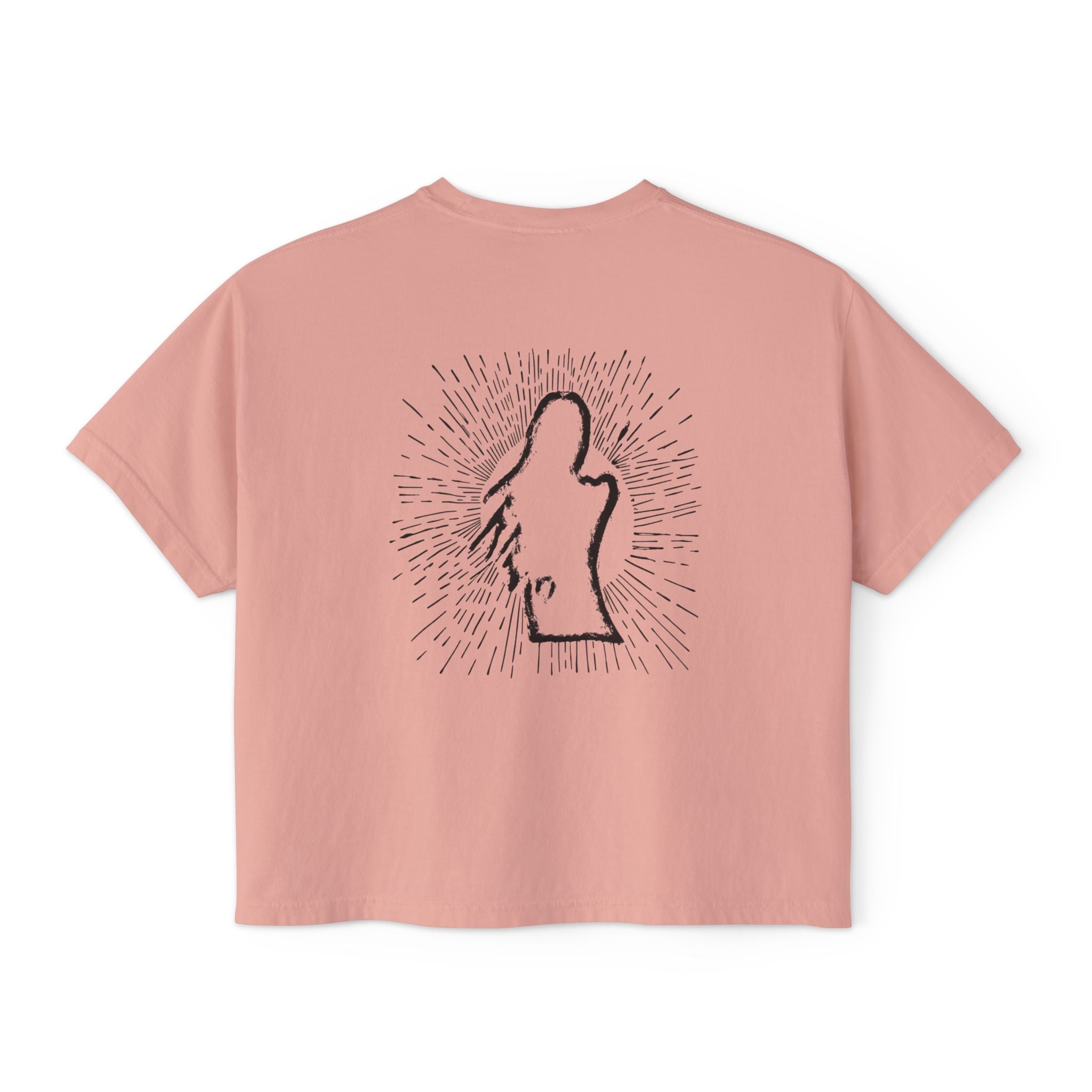 WOMANS BOXY ROSA TEE