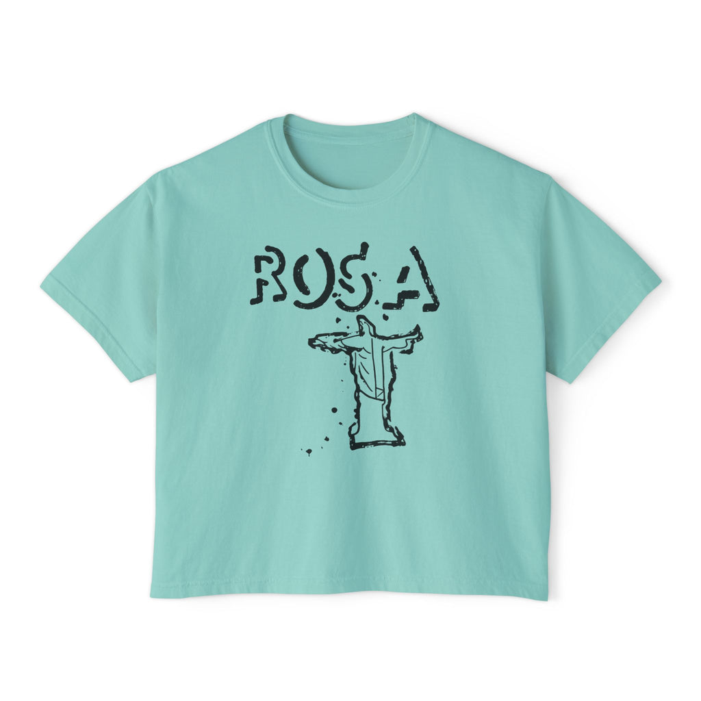 WOMANS BOXY ROSA TEE