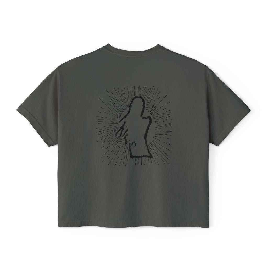 WOMANS BOXY ROSA TEE