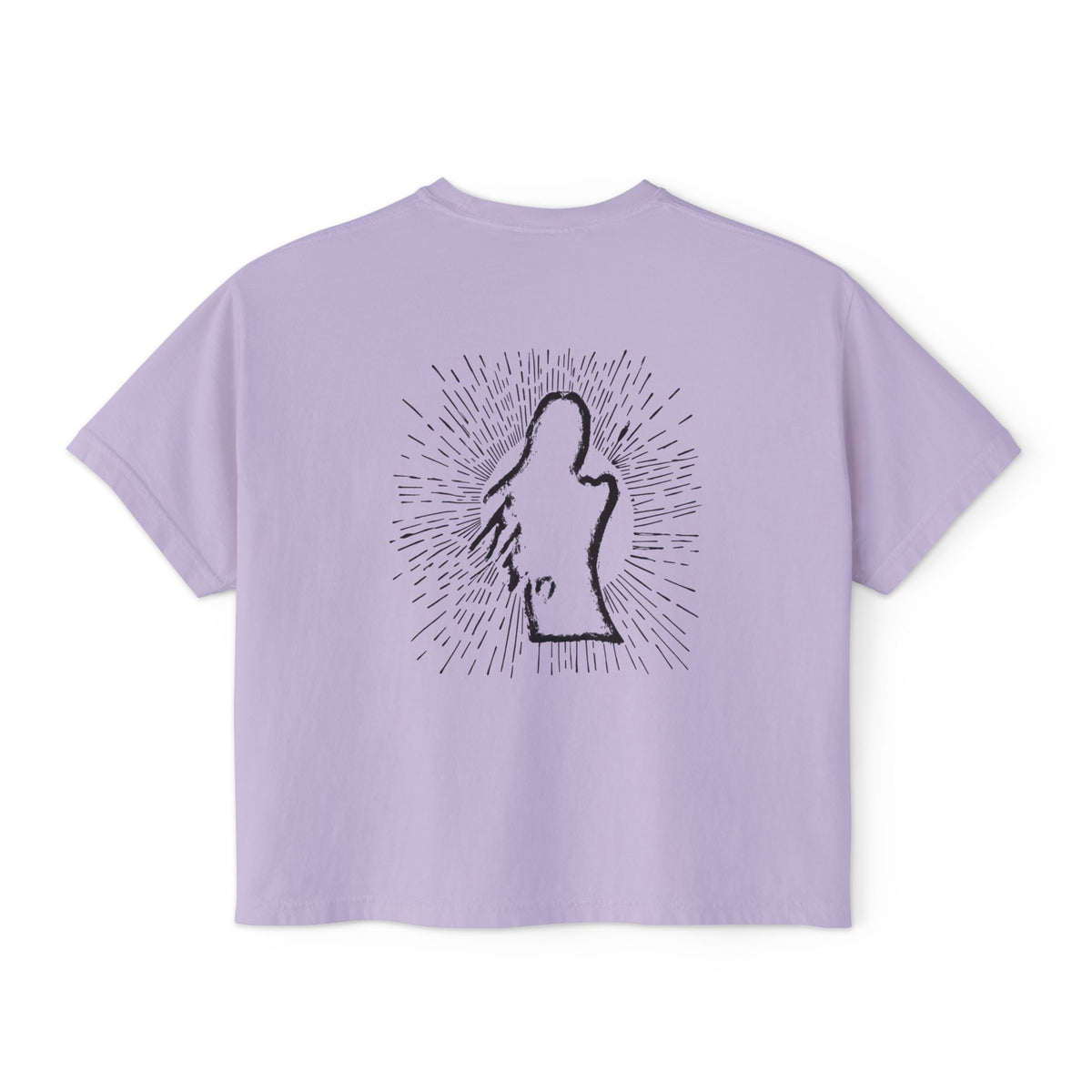WOMANS BOXY ROSA TEE