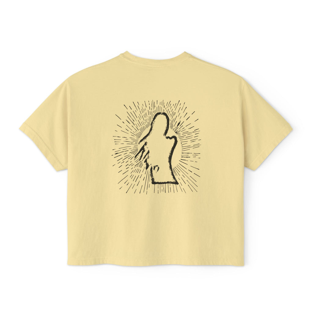WOMANS BOXY ROSA TEE
